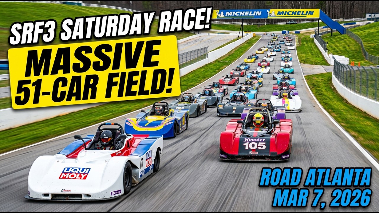 Amateur Racer: SRF3 Saturday race, a 51-car field at Road Atlanta